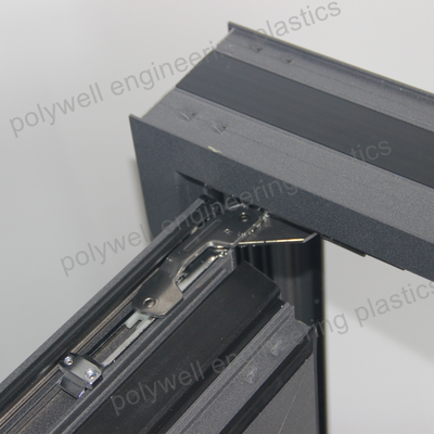 Aluminum Profile Thermal Heat Insulation Windows 5m Horizontal With Broken Bridge