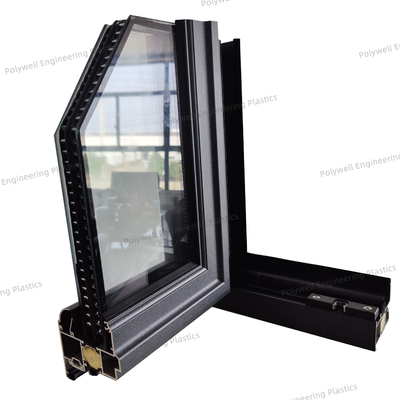 Popular Design Thermal Insulation Broken Bridge Aluminum Push-Pull System Window